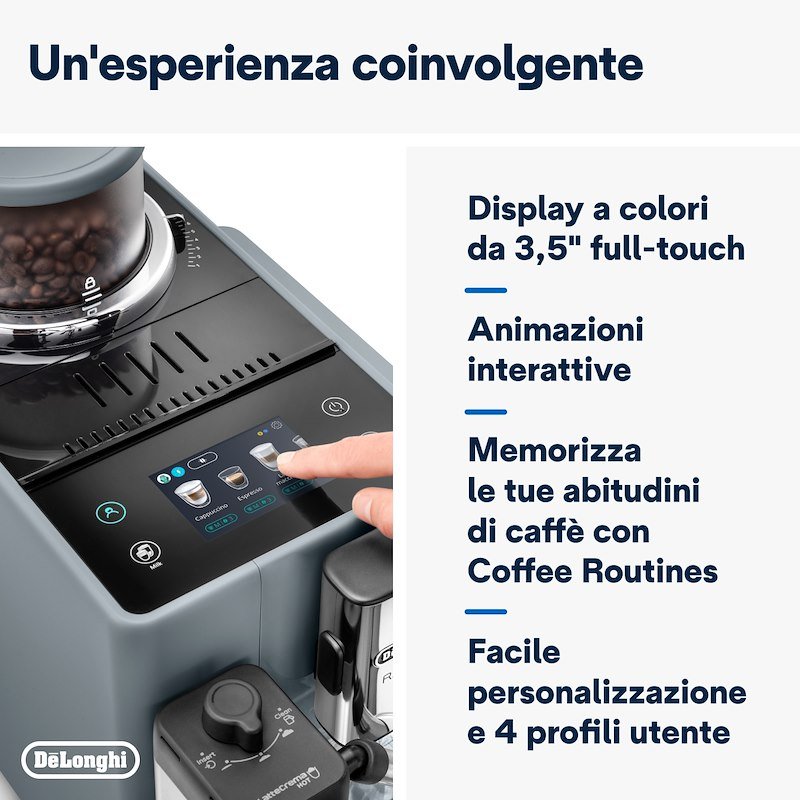 De'Longhi Macchina da Caffé EXAM440.55.G Grigio