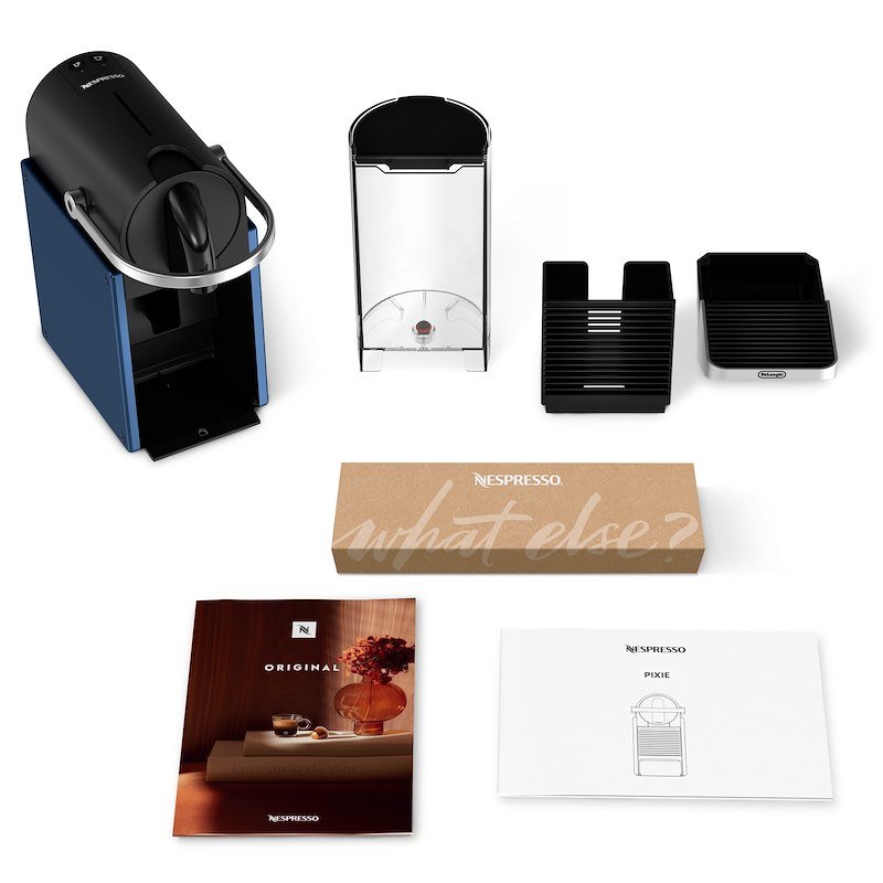 De'Longhi Macchina Caffè Nespresso Pixie En127 Blu