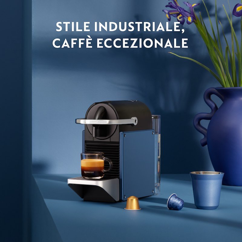 De'Longhi Macchina Caffè Nespresso Pixie En127 Blu