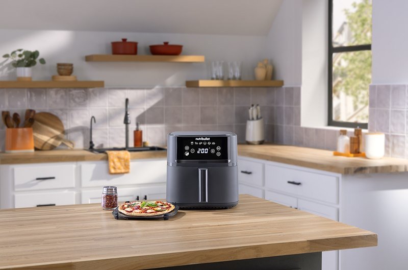 Nutribullet Friggitrice ad Aria CrispLite Nba0611dg Grigio Scuro