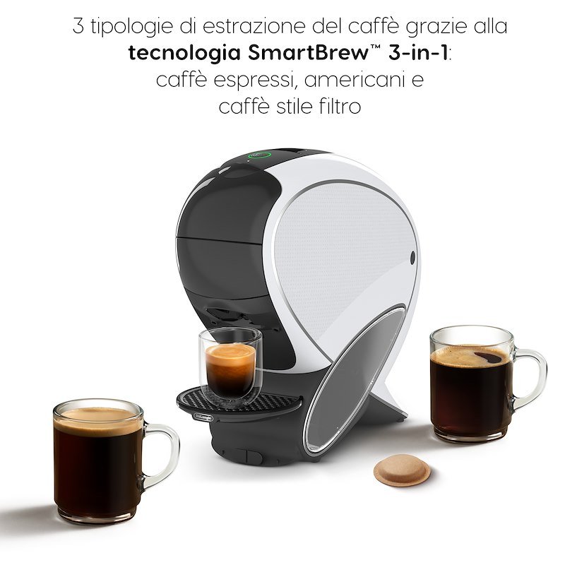 De'longhi Macchina da caffè Neolatte 300.wa Bianco / Grigio scuro