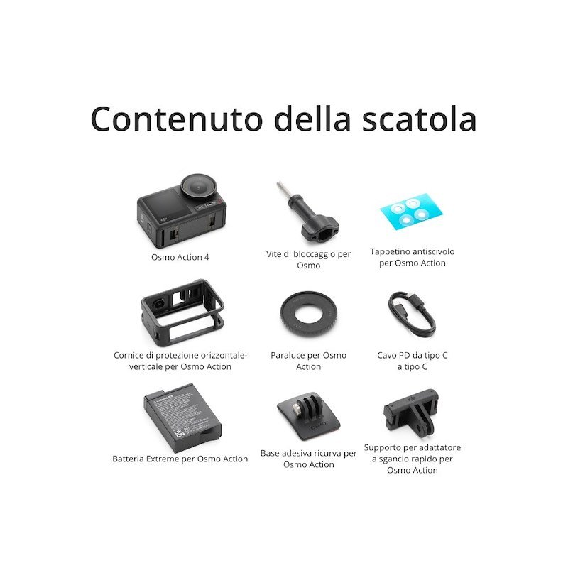 Dji Action cam Osmo Action 4 Black