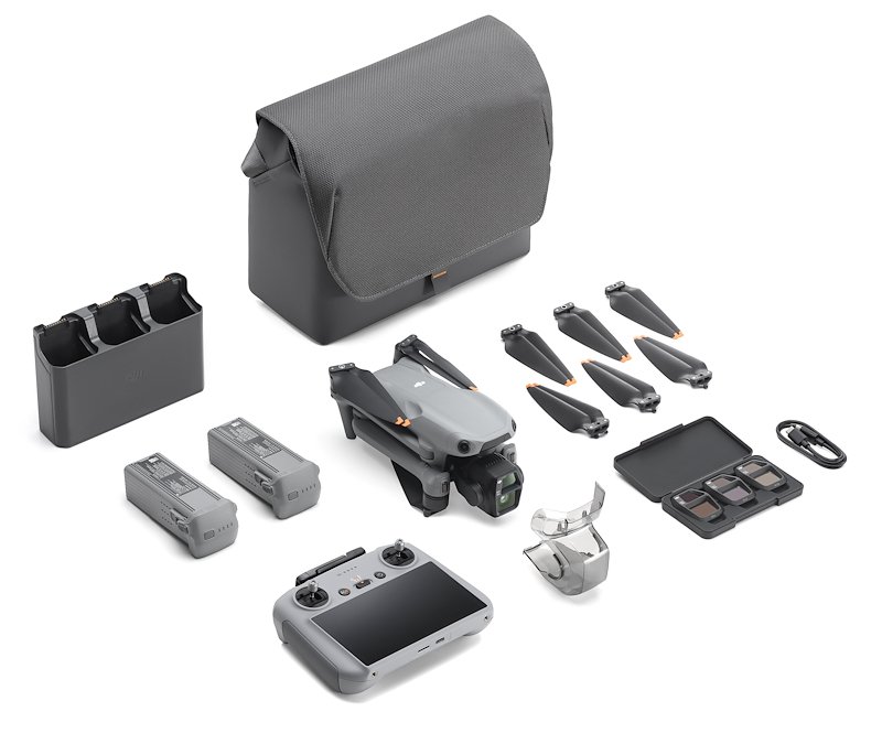 Dji Drone Air 3 S Fly More Combo (DJI RC 2) Grigio
