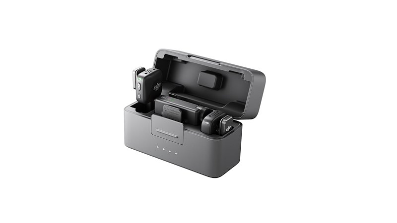 Dji Microfono Senza Fili Mic Mini (2 Tx + 1rx + Charging Case) Djmc10 Nero