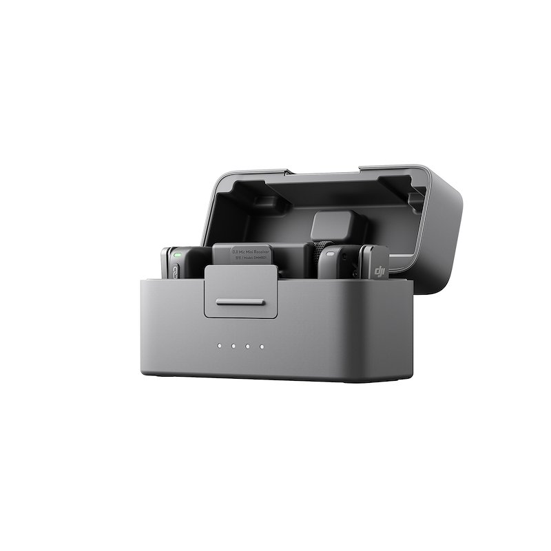 Dji Microfono Senza Fili Mic Mini (2 Tx + 1rx + Charging Case) Djmc10 Nero
