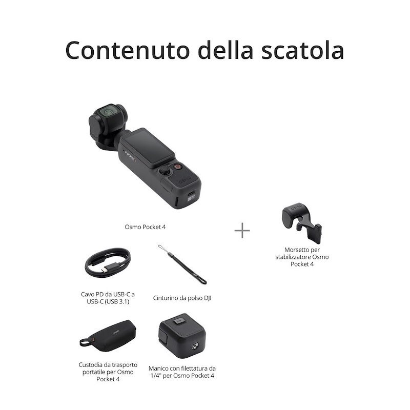 Dji Action Cam Osmo Pocket 4 Standard Combo