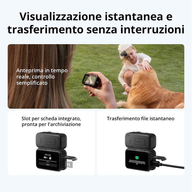 Dji Actioncam Osmo Nano Standard Combo (128gb)