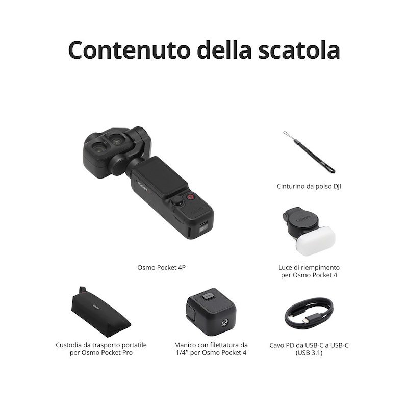 Dji Action Cam Osmo Pocket 4p Standard Combo Djp4ps