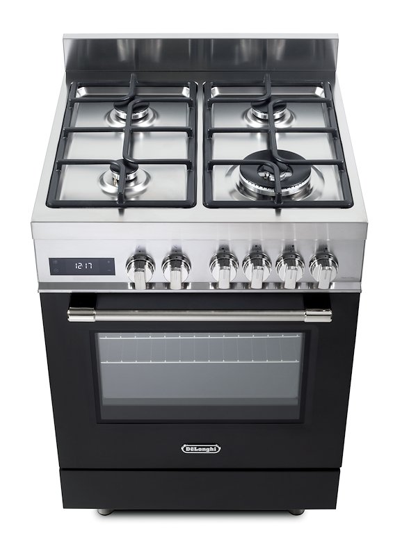 De'Longhi Cucina Gas Forno Elettrico Pro 66 Mal Pz Antracite