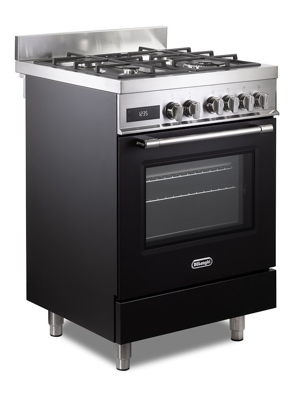 De'Longhi Cucina Gas Forno Elettrico Pro 66 Mal Pz Antracite