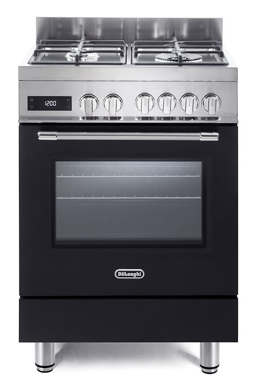 De'Longhi Cucina Gas Forno Elettrico Pro 66 Mal Pz Antracite