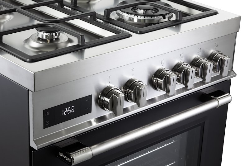 De'Longhi Cucina Gas Forno Elettrico Pro 66 Mal Pz Antracite