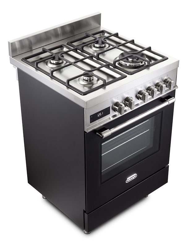 De'Longhi Cucina Gas Forno Elettrico Pro 66 Mal Pz Antracite