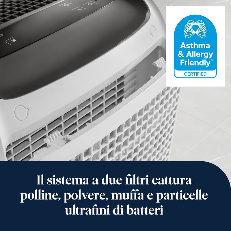 De'Longhi Deumidificatore DDSX220 5 L Bianco