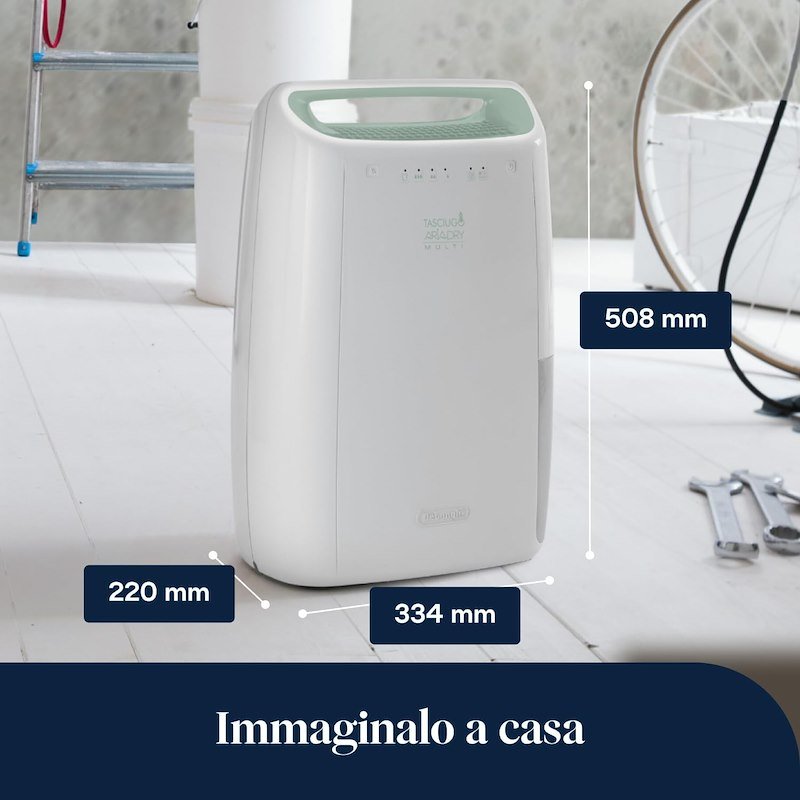 De'longhi Deumidificatore Dex212sf Bianco