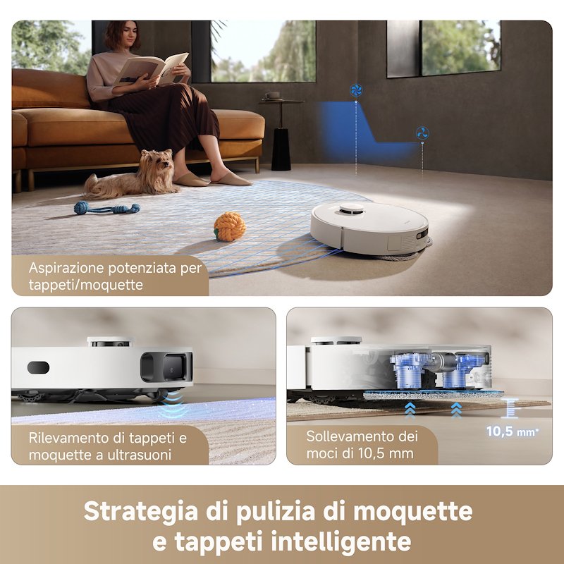 Dreame Robot Aspirapolvere D20VIM Ultra Bianco