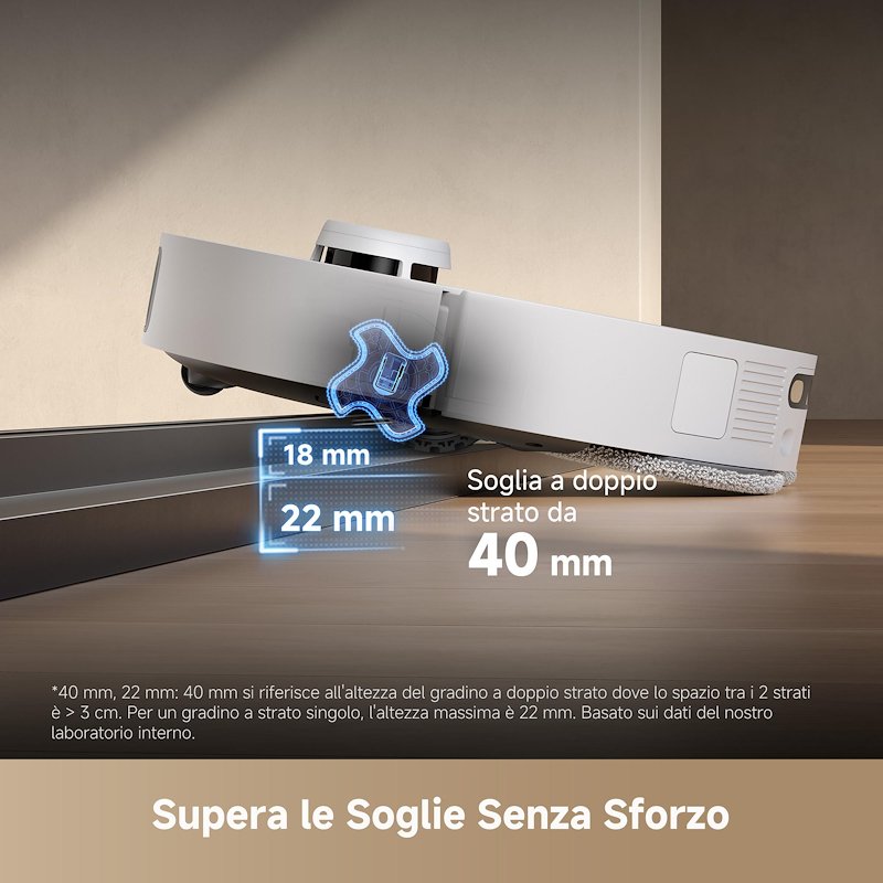 Dreame Robot L40SVIM PRO ULTRA WHITE Bianco / Oro