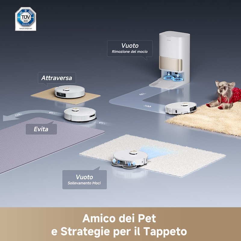 Dreame Robot L40SVIM PRO ULTRA WHITE Bianco / Oro