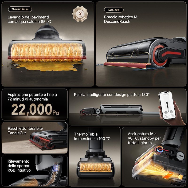 Dreame Lavapavimenti H15 Pro Vim Heat