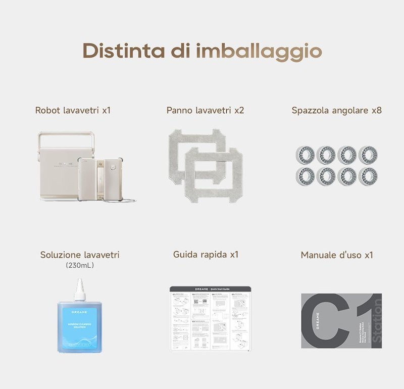 Dreame Robot Lavavetri Intelligente C1 Station S Set Robotic