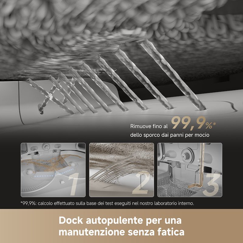 Dreame Robot aspirapolvere L50s vim Pro Ultra White