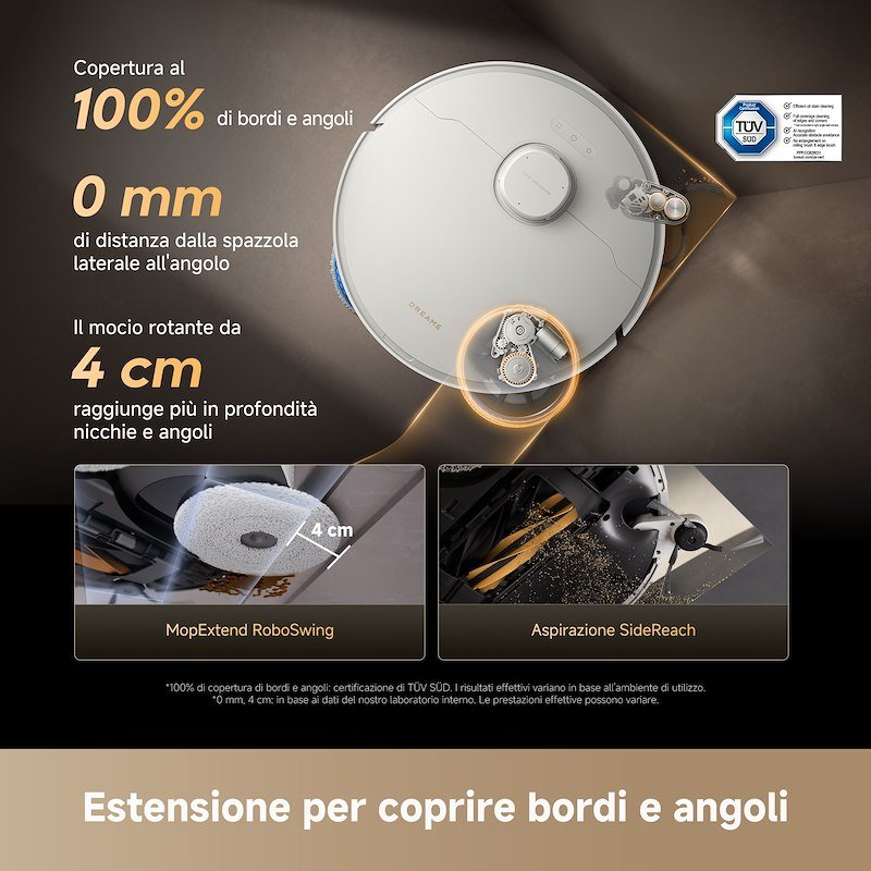 Dreame Robot Aspirapolvere Matrix 10 Pro Bianco