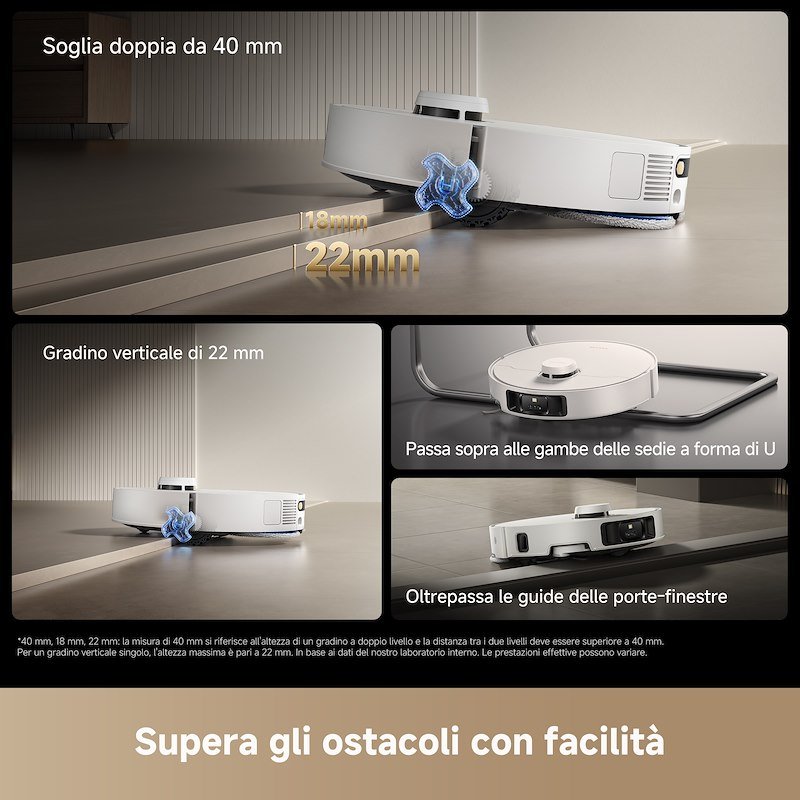 Dreame Robot Aspirapolvere Matrix 10 Pro Bianco