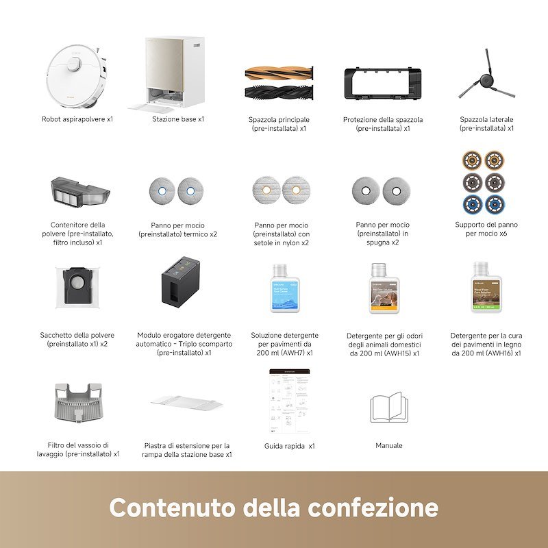Dreame Robot Aspirapolvere Matrix 10 Pro Bianco