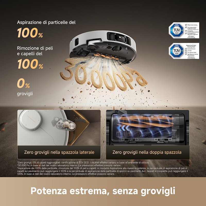 Dreame Robot Aspirapolvere Matrix 10 Pro Bianco