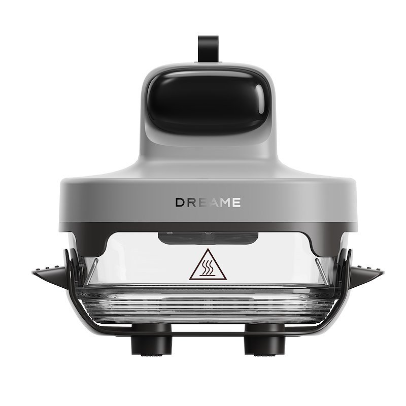 Dreame Friggitrice ad Aria Tasti in vetro 5 in 1 Drefryertp60-gy Grigio