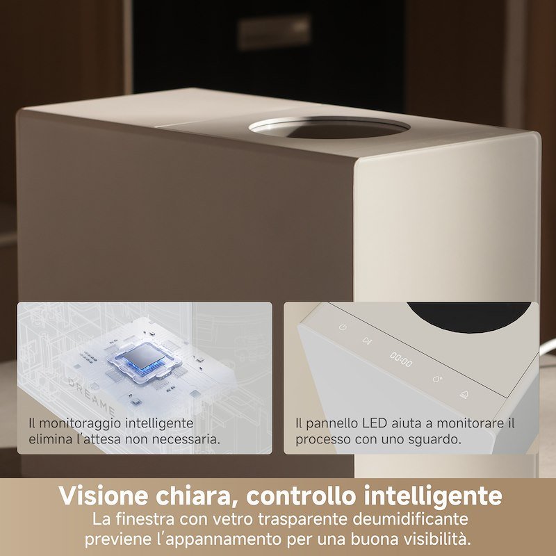 Dreame Compostiera elettrica da cucina tritarifiuti SF-25VIM Crema