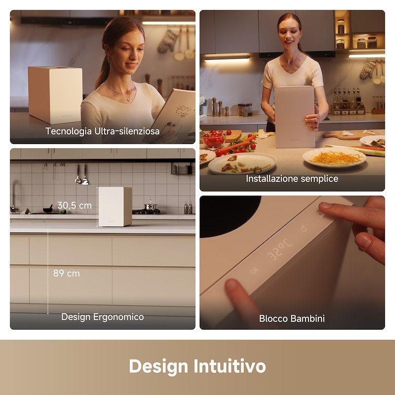 Dreame Compostiera elettrica da cucina tritarifiuti SF-25VIM Crema