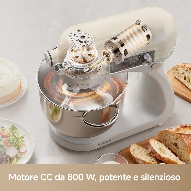 Dreame Impastatrice Planetaria 6L BioKneadVIM Crema