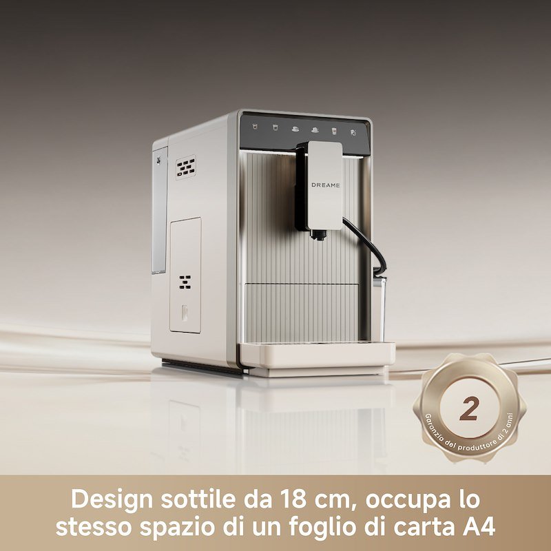 Dreame Macchina caffè espresso automatica Ecceluxe SlimVIM Beige