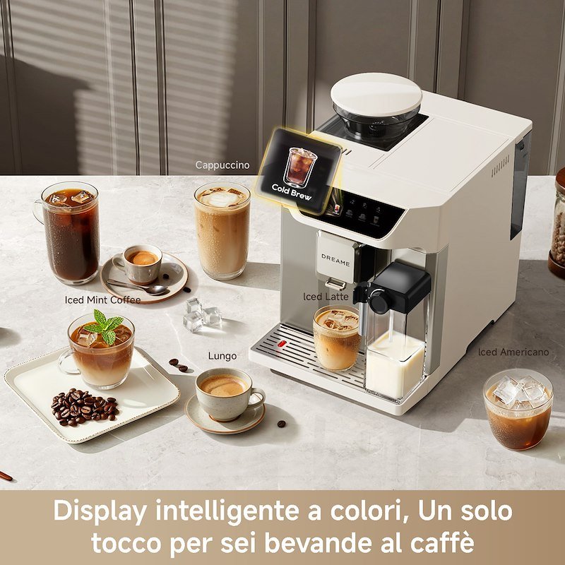 Dreame Macchina da caffè automatica EcceLuxe MasterVIM Bianco