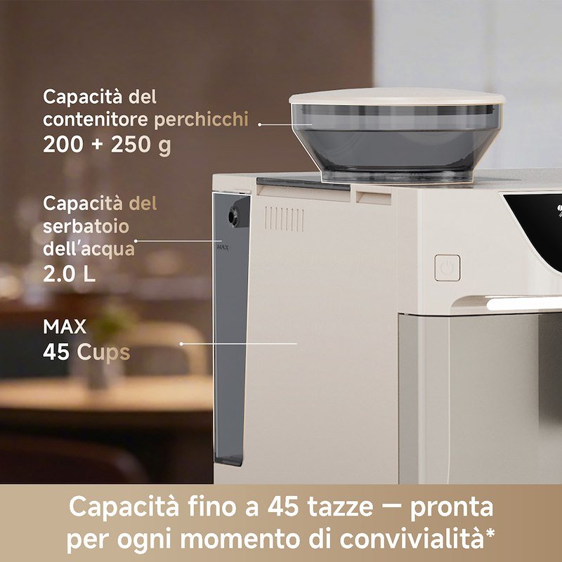 Dreame Macchina da caffè automatica EcceLuxe MasterVIM Bianco