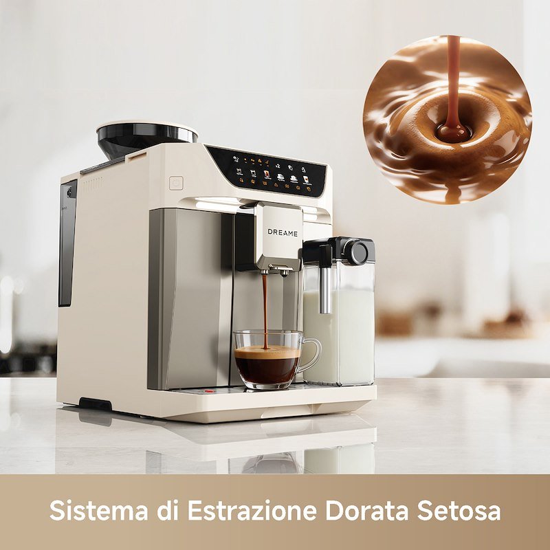 Dreame Macchina da caffè automatica EcceLuxe MasterVIM Bianco