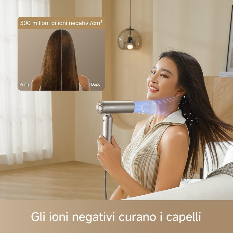 Dreame Asciugacapelli Pocket Pro 2 HAIR DRYER - GOLD