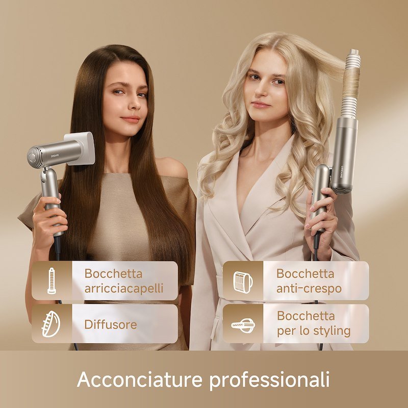 Dreame Asciugacapelli Pocket Pro 2 HAIR DRYER - GOLD