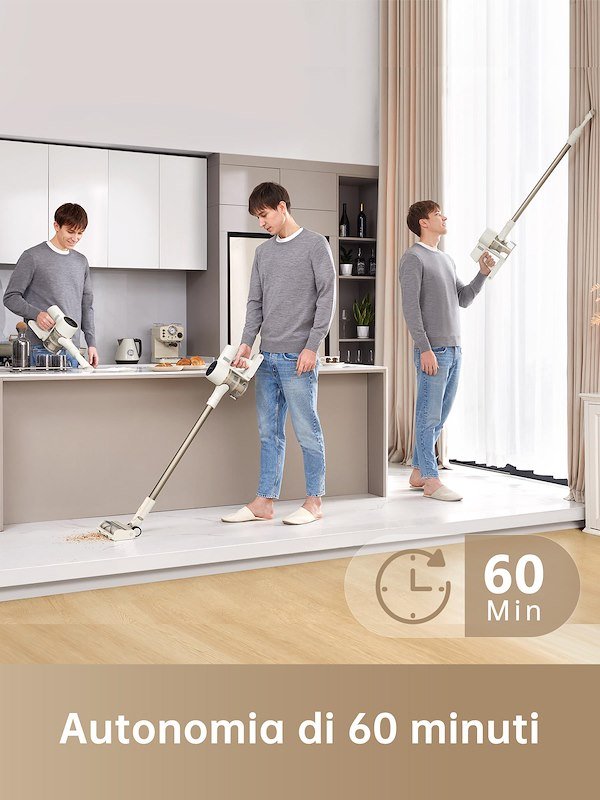 Dreame Aspirapolvere senza filo R10 Bianco oro
