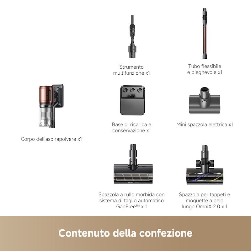 Dreame Aspirapolvere senza filo V30VIM Granata