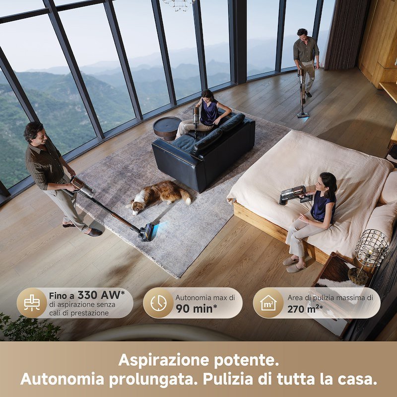 Dreame Aspirapolvere senza filo V30VIM Granata