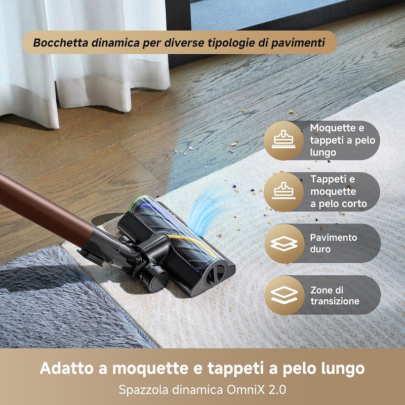 Dreame Aspirapolvere senza filo V30VIM Granata
