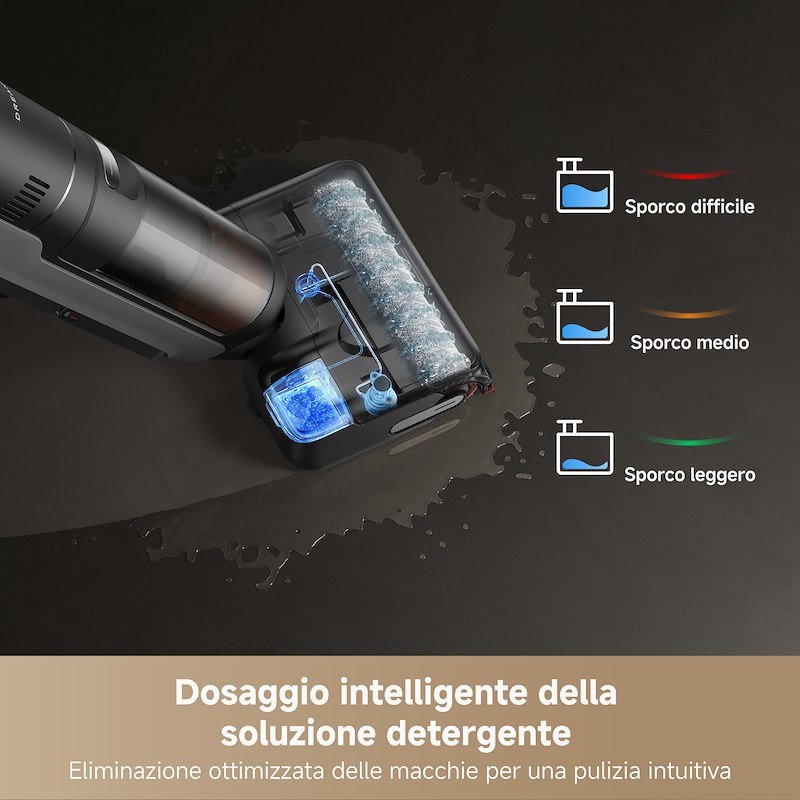 Dreame Aspirapolvere lavapavimenti H15VIM Mix Nero