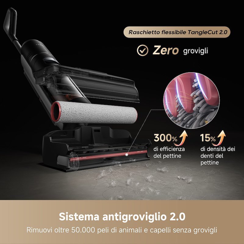 Dreame Aspirapolvere lavapavimenti H15VIM Mix Nero
