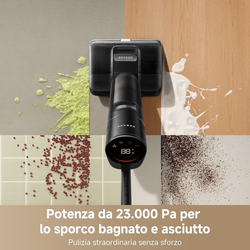 Dreame Aspirapolvere lavapavimenti H15 ProVIM Foam Wash Nero