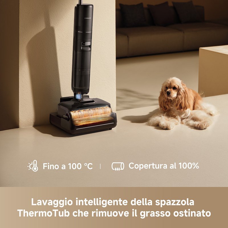 Dreame Aspirapolvere lavapavimenti H15 ProVIM Foam Wash Nero