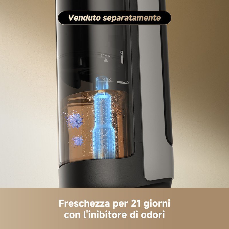 Dreame Aspirapolvere lavapavimenti H15 Heat Wet&Dry Nero