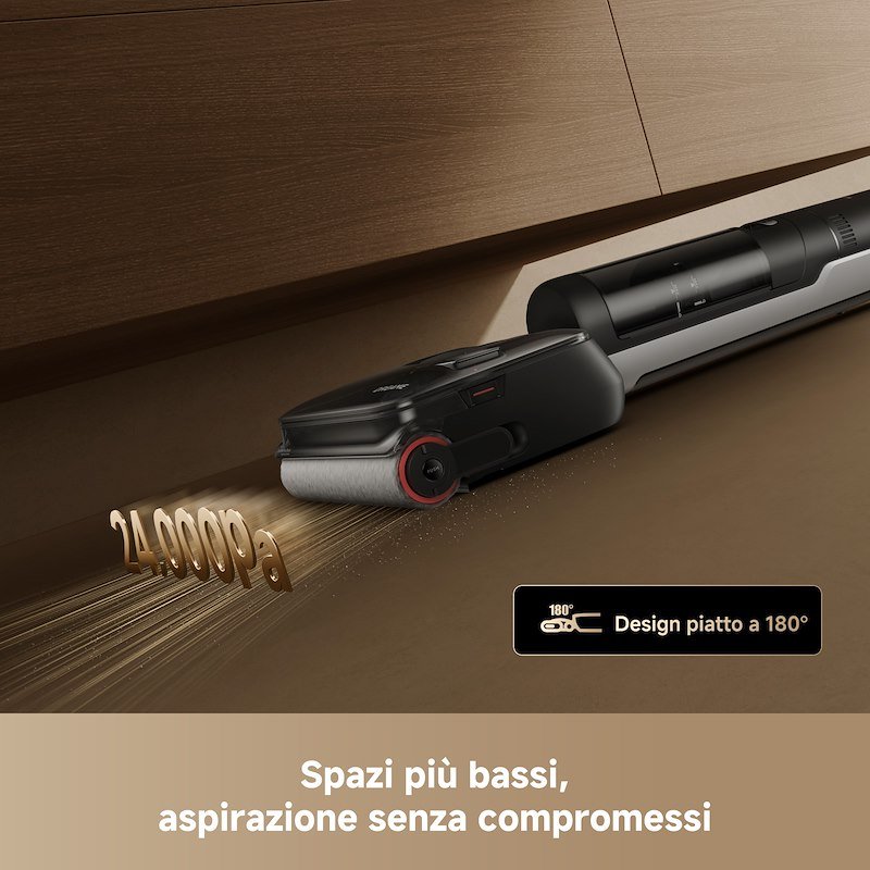 Dreame Aspirapolvere lavapavimenti H15 Heat Wet&Dry Nero