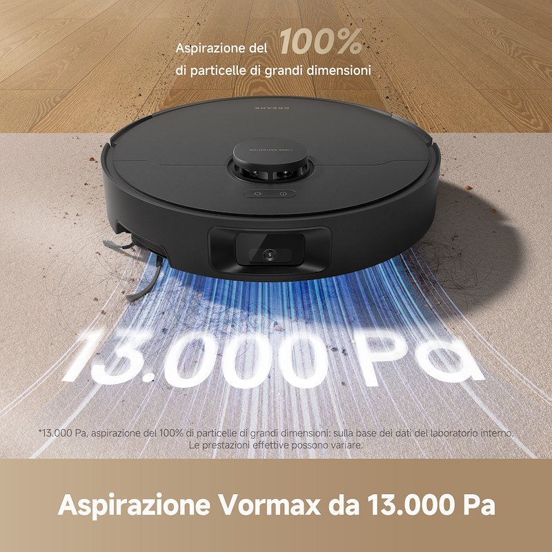 Dreame Robot Aspirapolvere lavapavimenti D20VIM Pro Plus Drevimd20pp-bk Nero